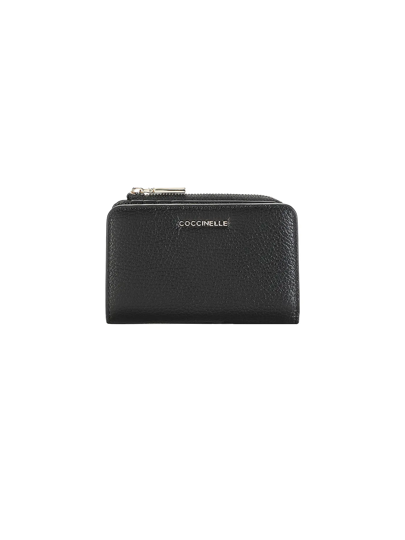 COCCINELLE | Geldbörse METALLIC SOFT | schwarz